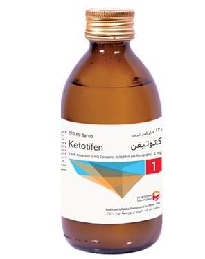 شربت کتوتیفن برای سرماخوردگی کودکان